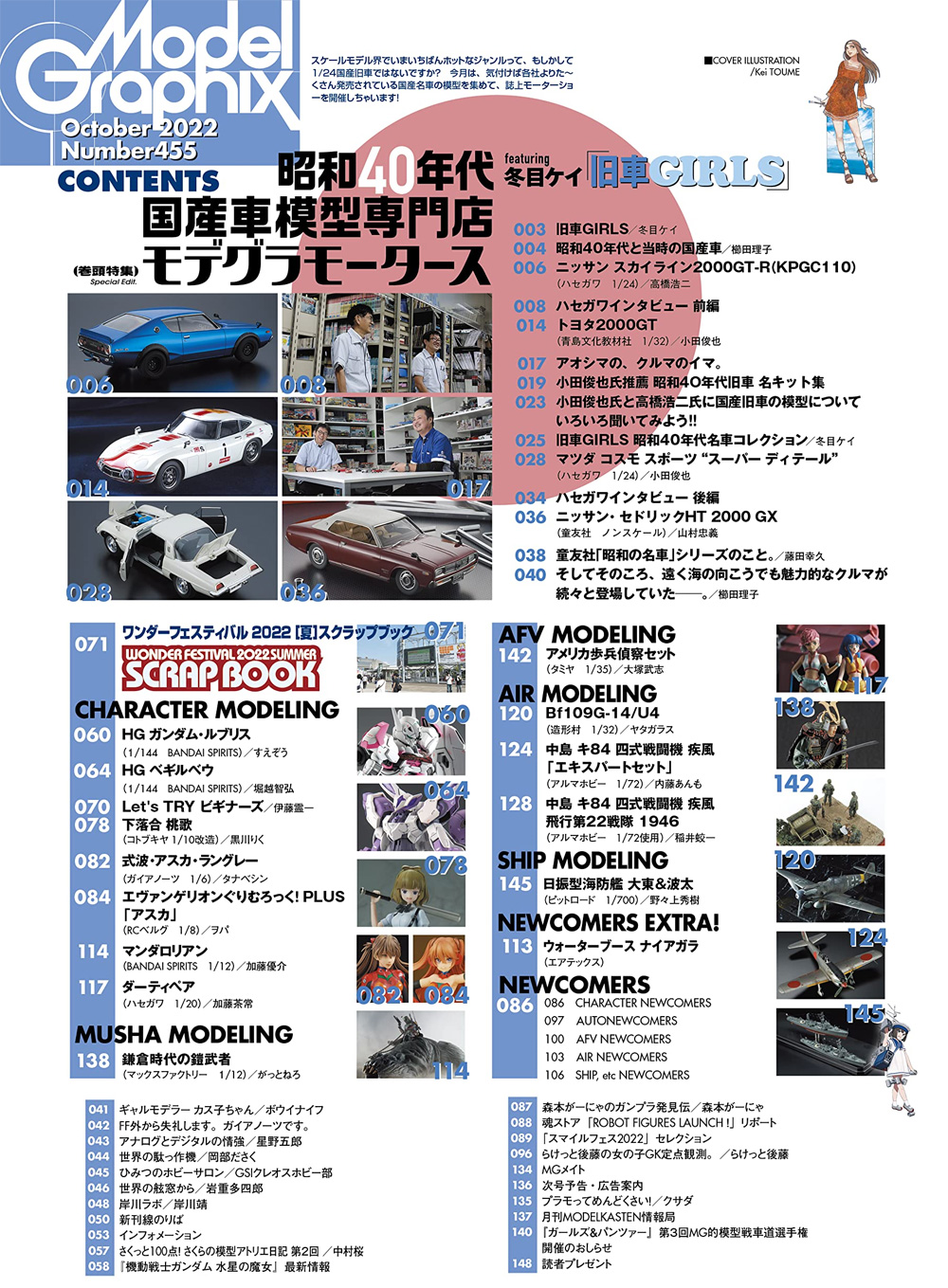 モデルグラフィックス 2022年10月号 No.455 雑誌 (大日本絵画 月刊 モデルグラフィックス No.455) 商品画像_1