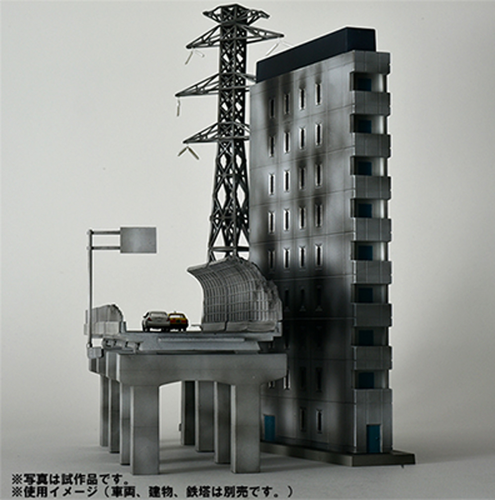 強襲の都市 B 都市型ホテル プラモデル (トミーテック ジオコレ コンバット No.DCM015) 商品画像_3