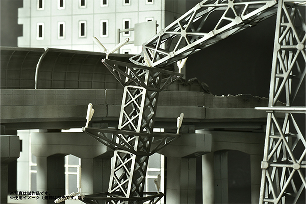 強襲の都市 C 高圧鉄塔 プラモデル (トミーテック ジオコレ コンバット No.DCM016) 商品画像_4