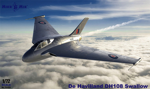 デ・ハビランド DH108 スワロー プラモデル (ミクロミル 1/72 ミリタリー No.72-022) 商品画像