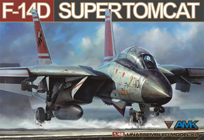 F-14D スーパートムキャット (リニューアル版) プラモデル (AMK 1/48 Aircrafts series No.88009) 商品画像