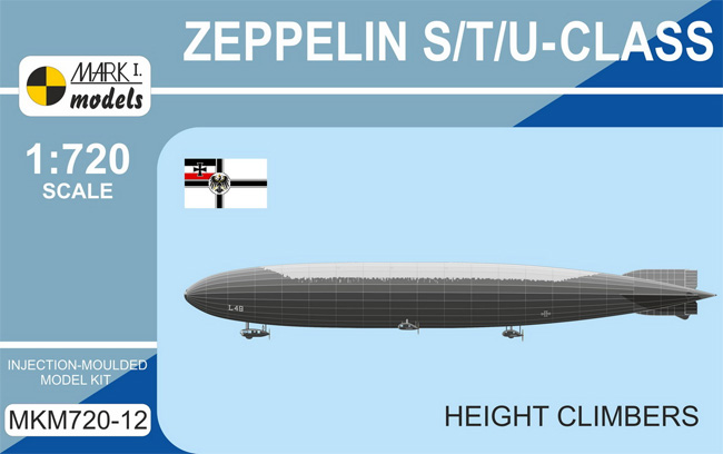 S、T & U級 ツェッペリン飛行船 高高度型 プラモデル (MARK 1 ミリタリー インジェクションキット No.MKM720-12) 商品画像