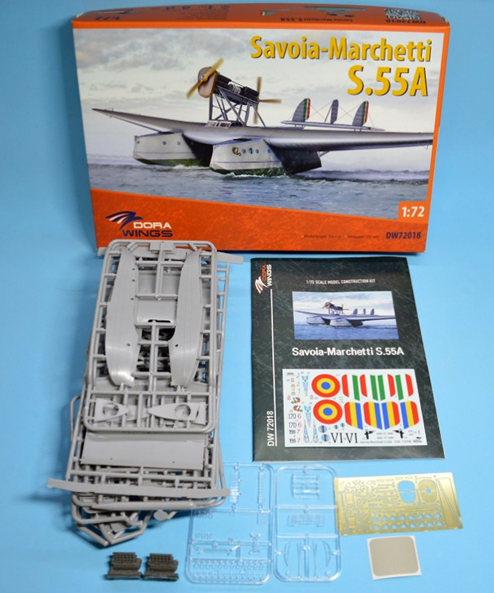 サボイア マルケッティ S.55A プラモデル (ドラ ウイングス 1/72 エアクラフト プラモデル No.DW72018) 商品画像_1