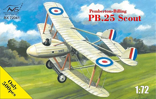 ペンバートン・ビリング PB.25 スカウト WW1 偵察機 プラモデル (AVIS 1/72 プラスチックモデル No.BX72041) 商品画像