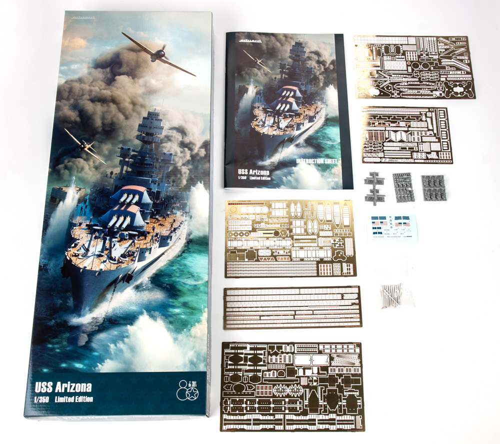 USS 戦艦 アリゾナ プラモデル (エデュアルド 1/350 リミテッドエディション No.LN001) 商品画像_1