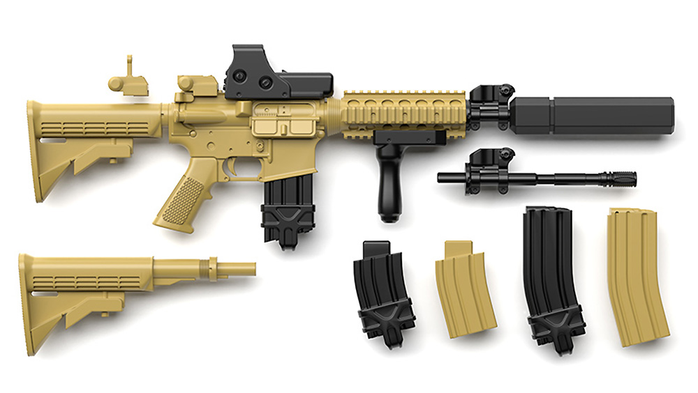 M4A1タイプ プラモデル (トミーテック リトルアーモリー （little armory） No.LADF021) 商品画像_2