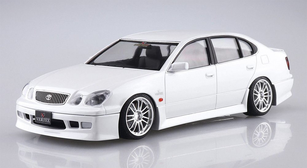 VERTEX JZS161 アリスト '00 トヨタ プラモデル (アオシマ 1/24 ザ・チューンドカー No.075) 商品画像_2