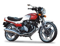 アオシマ ザ バイク ホンダ NC07 CBX400F パールキャンディーレッド/パールシェルホワイト '81