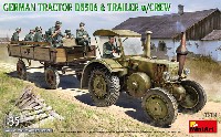 ドイツ トラクター D8506 トレーラー w/クルー