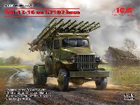 ICM 1/35 ミリタリービークル・フィギュア ソビエト BM-13-16 多連装ロケットランチャー G7107車体