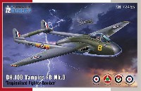 スペシャルホビー 1/72 エアクラフト プラモデル DH.100 バンパイア FB Mk.9 戦闘爆撃機 熱帯地仕様