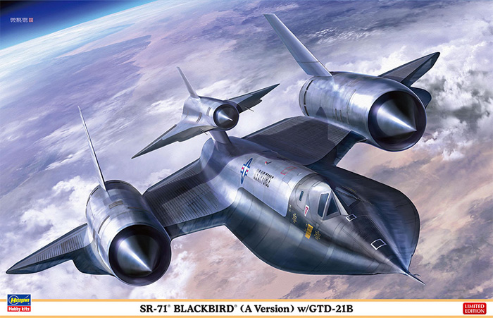 SR-71 ブラックバード (A型) w/GTD-21B プラモデル (ハセガワ 1/72 飛行機 限定生産 No.02395) 商品画像