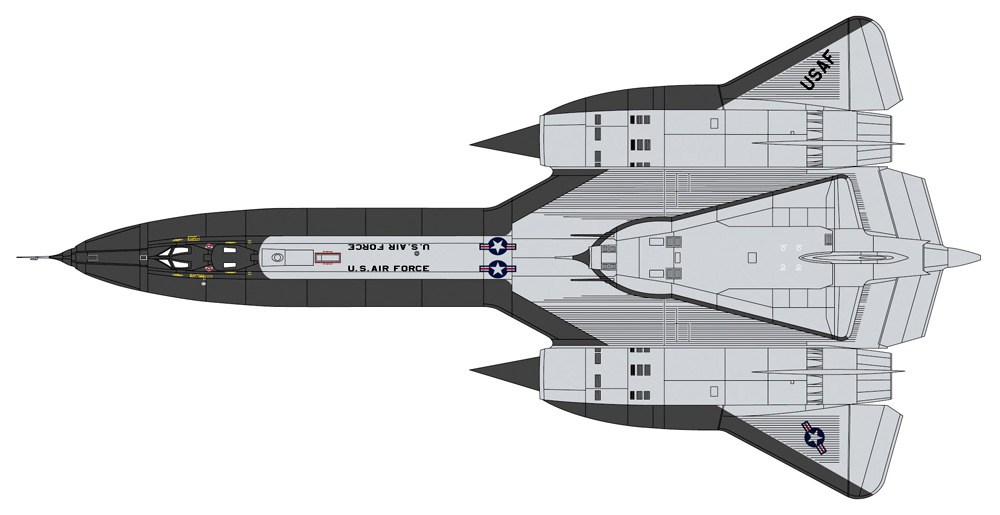 SR-71 ブラックバード (A型) w/GTD-21B プラモデル (ハセガワ 1/72 飛行機 限定生産 No.02395) 商品画像_2