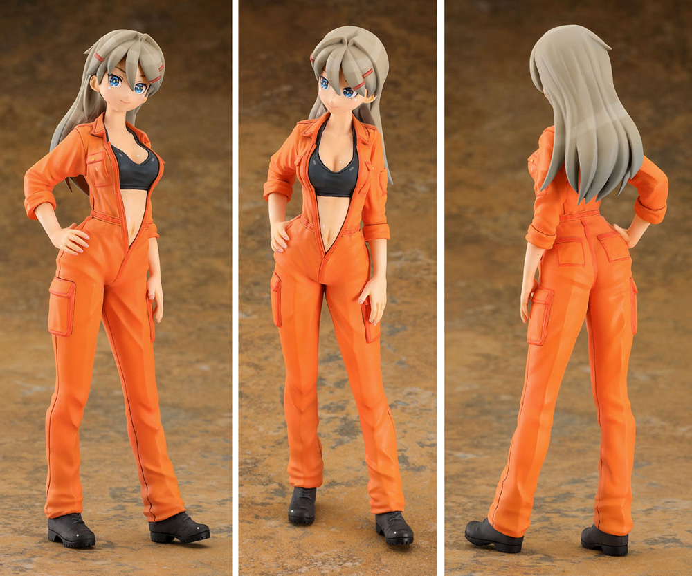 ルーシー マクドネル (ツナギ) レジン (ハセガワ 12 たまごガールズコレクション No.025) 商品画像_1