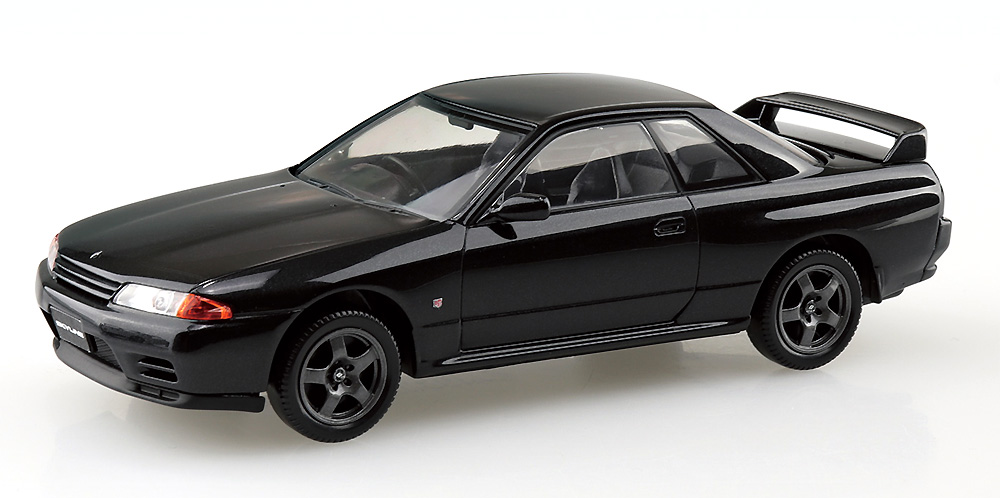 ニッサン R32 スカイライン GT-R / ブラックパールメタリック プラモデル (アオシマ ザ・スナップキット No.014-C) 商品画像_1