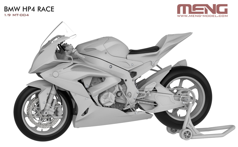 BMW HP4 RACE プラモデル (MENG-MODEL 1/9 バイク No.MT-004) 商品画像_1