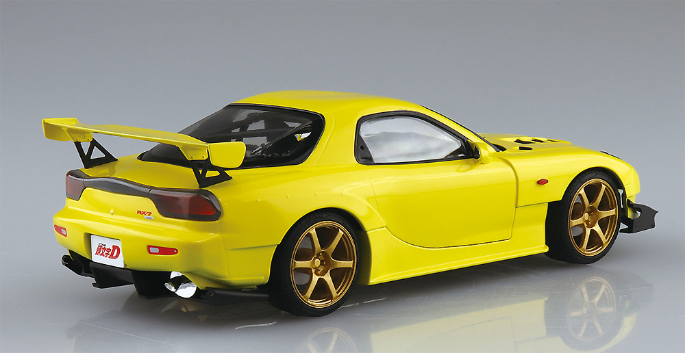 頭文字D 高橋啓介 FD3S RX-7 プロジェクトD 第28巻仕様 プラモデル (アオシマ 1/24 プリペイントモデル シリーズ No.I-004) 商品画像_3