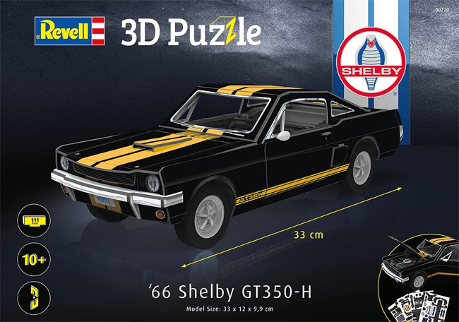 ‘66 シェルビー GT350-H ペーパークラフト (レベル 3Dパズル No.00220) 商品画像