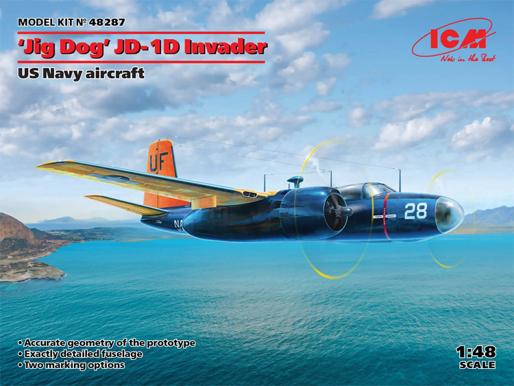 JD-1D インベーダー プラモデル (ICM 1/48 エアクラフト プラモデル No.48287) 商品画像