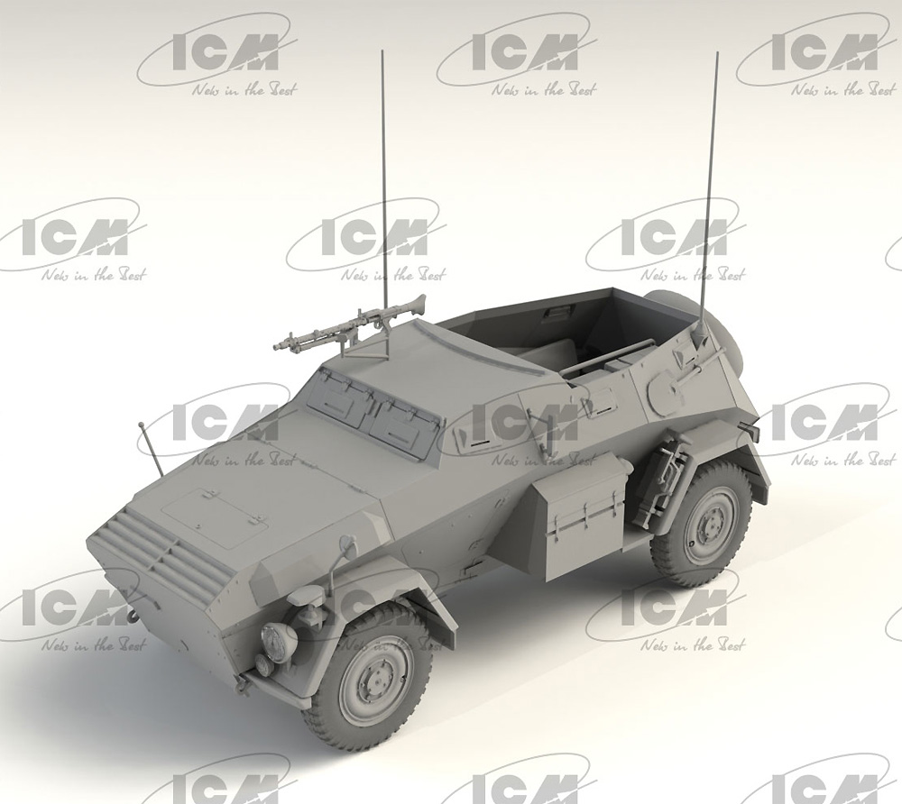 ドイツ Sd.Kfz.247 Ausf.B w/MG34機関銃 プラモデル (ICM 1/35 ミリタリービークル・フィギュア No.35112) 商品画像_1