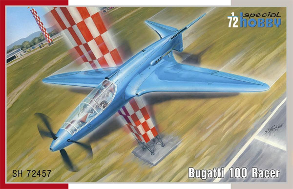 ブガッティ 100P エアレーサー プラモデル (スペシャルホビー 1/72 エアクラフト プラモデル No.SH72457) 商品画像