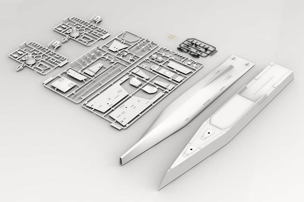 DDG-1000 ズムウォルト級 ミサイル駆逐艦 プラモデル (タコム 1/350 ミリタリー No.SP-6001) 商品画像_1