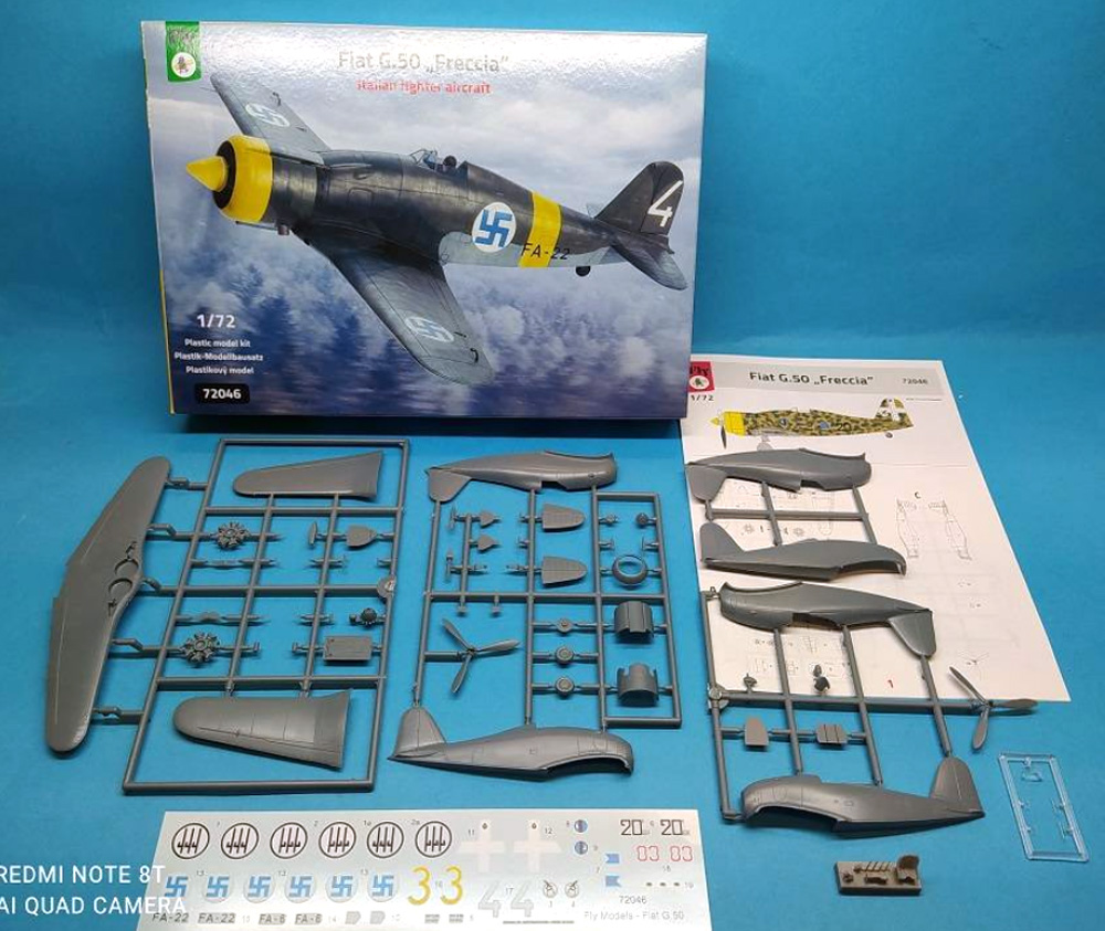 フィアット G.50 フレッチア イタリア戦闘機 プラモデル (フライ 1/72 エアクラフト プラモデル No.72046) 商品画像_1