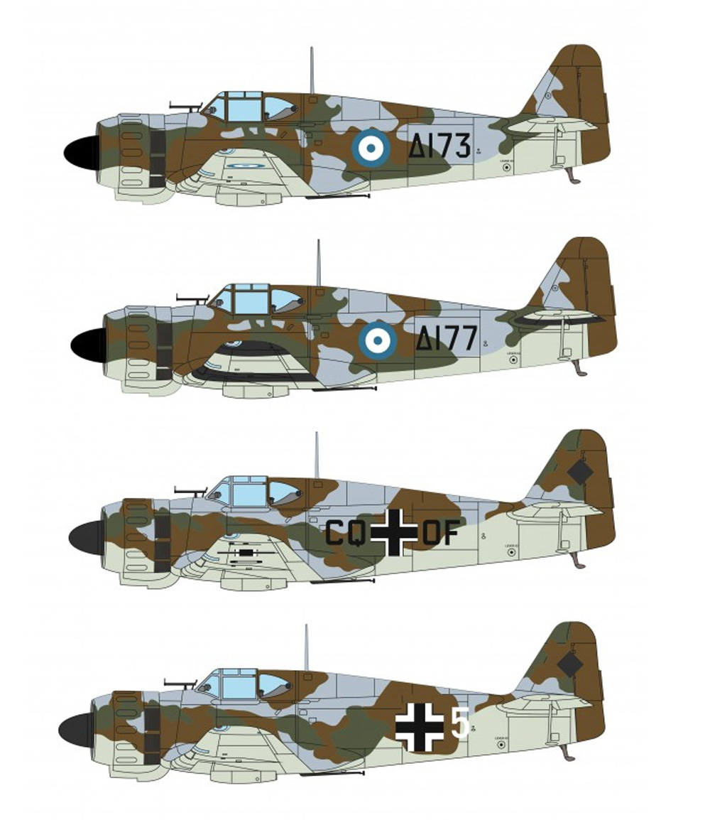 MB.151C.1 海外仕様 プラモデル (ドラ ウイングス 1/72 エアクラフト プラモデル No.DW48039) 商品画像_3