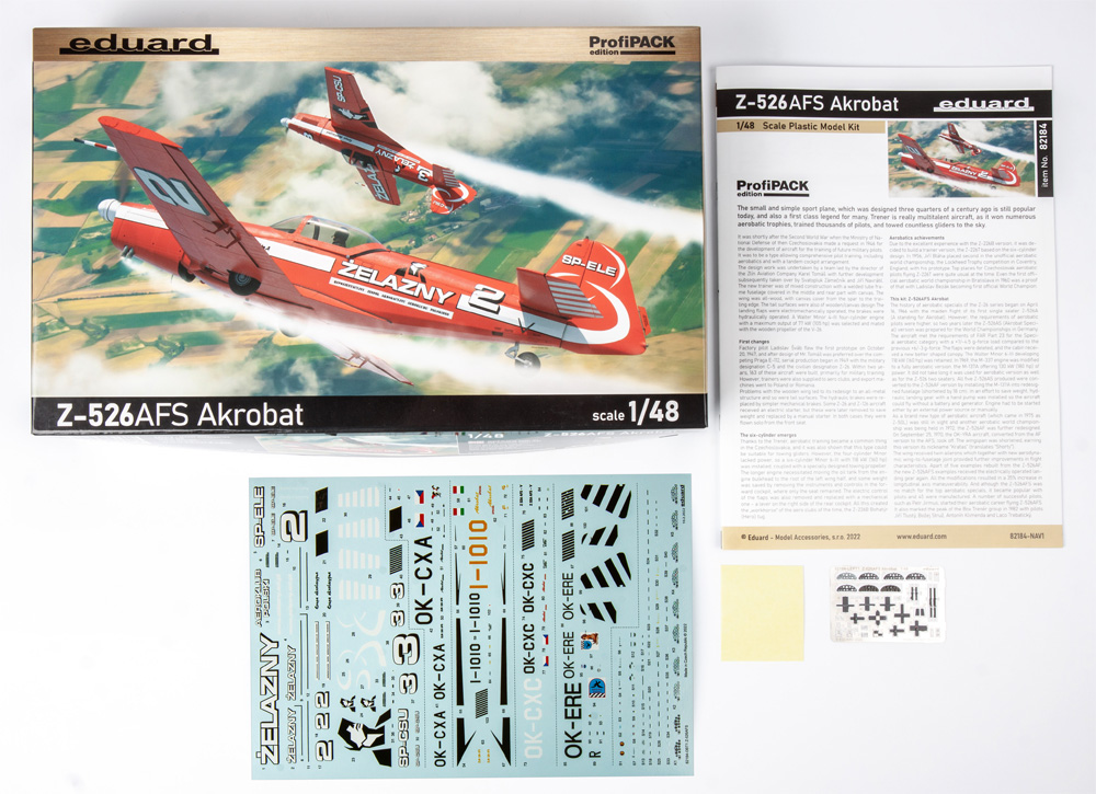 Z-526AFS アクロバット プラモデル (エデュアルド 1/48 プロフィパック No.82184) 商品画像_1