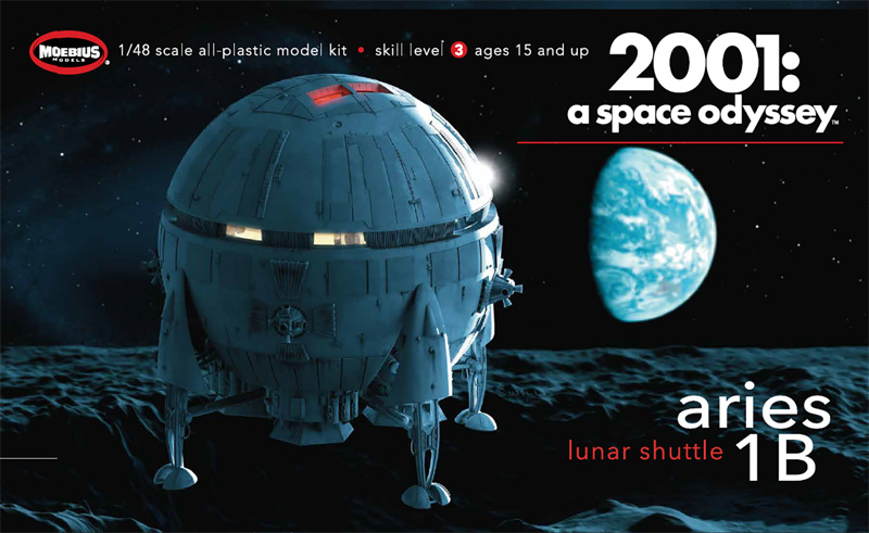 アリエス1B ルナシャトル (2001年宇宙の旅) プラモデル (メビウス メビウス プラスチックモデル組立キット No.2001-7) 商品画像