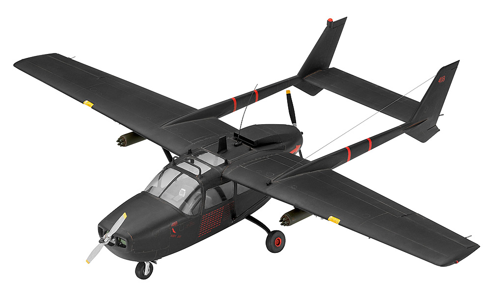 O-2A スカイマスター プラモデル (レベル 1/48 飛行機モデル No.03819) 商品画像_2