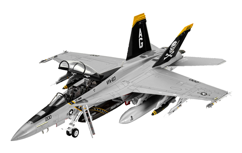 F/A-18F スーパーホーネット プラモデル (レベル 1/72 Aircraft No.03834) 商品画像_2