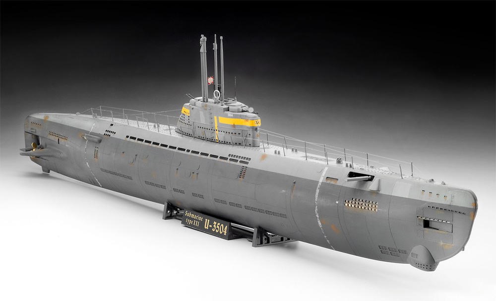 ドイツ潜水艦 Type21 プラモデル (レベル 1/144 艦船モデル No.05177) 商品画像_1