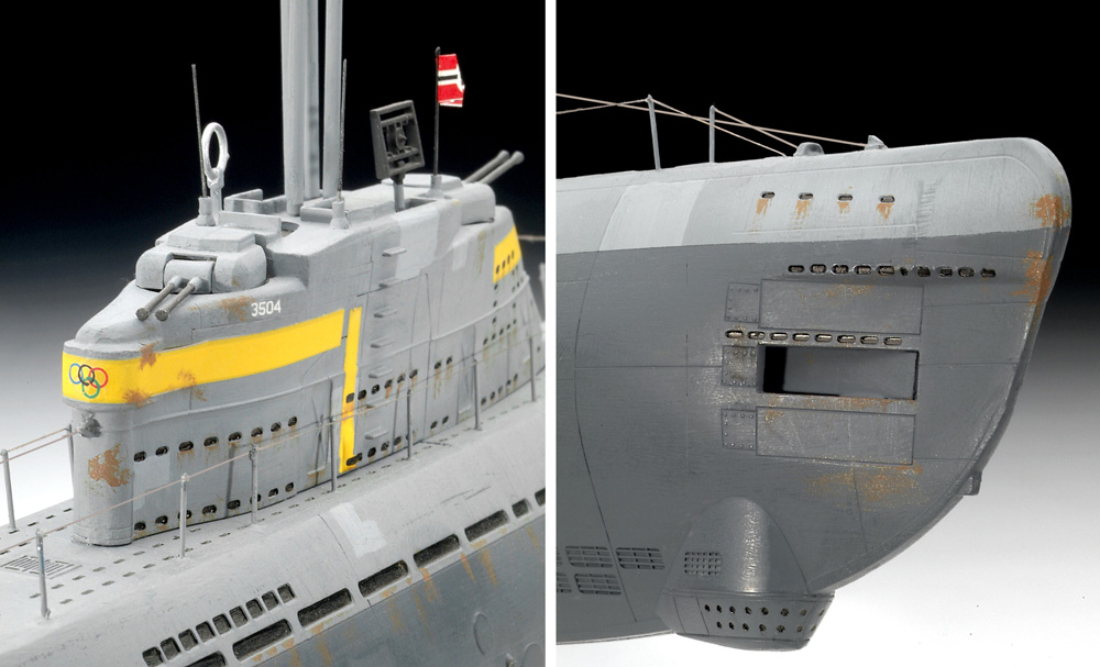 ドイツ潜水艦 Type21 プラモデル (レベル 1/144 艦船モデル No.05177) 商品画像_2