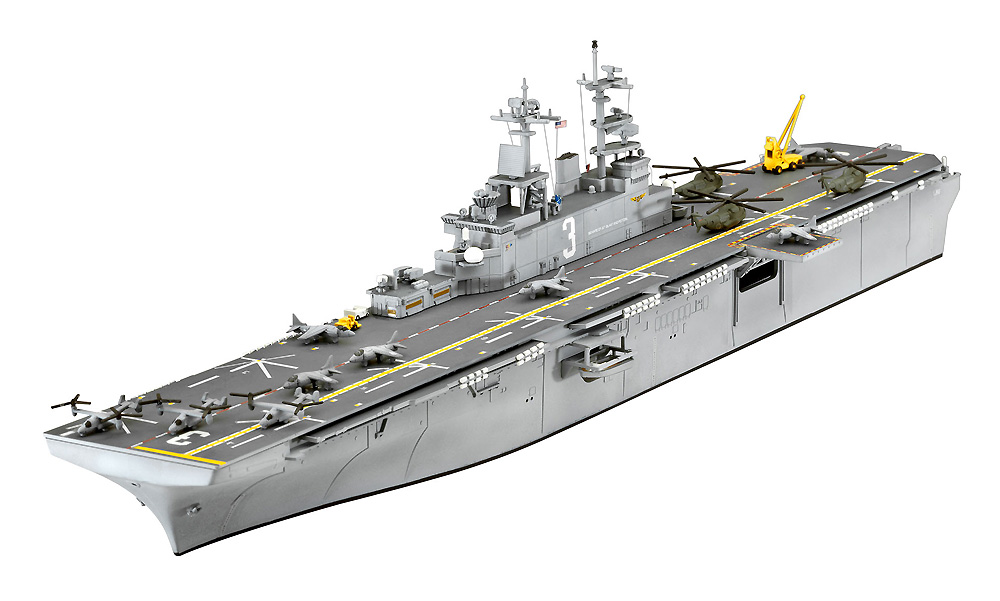 アメリカ海軍 強襲揚陸艦 ワスプ級 プラモデル (レベル 1/700 艦船モデル No.05178) 商品画像_1