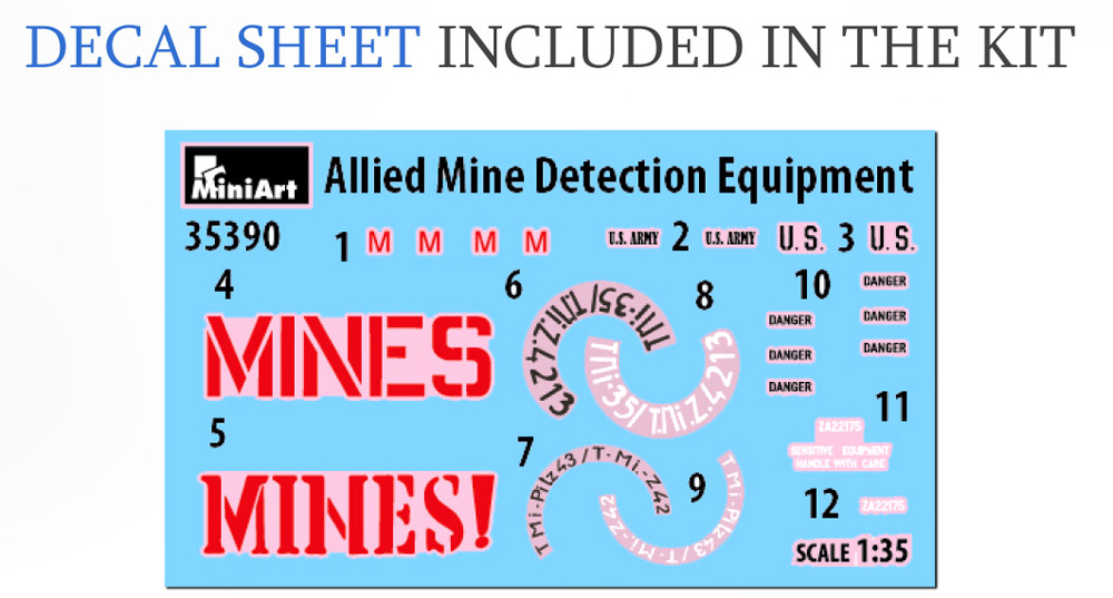 連合軍 地雷探知装備 プラモデル (ミニアート 1/35 WW2 ミリタリーミニチュア No.35390) 商品画像_2