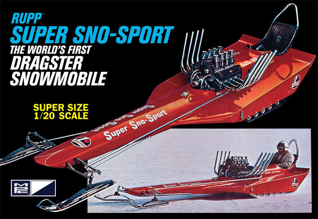ラップ SUPER Sno-Sport ドラッグスター スノーモービル プラモデル (MPC プラスチックモデルキット No.MPC961) 商品画像