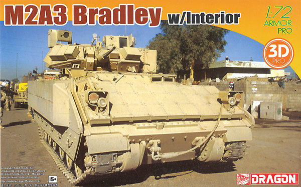 M2A3 ブラッドレー w/インテリア プラモデル (ドラゴン 1/72 ARMOR PRO (アーマープロ) No.7610) 商品画像