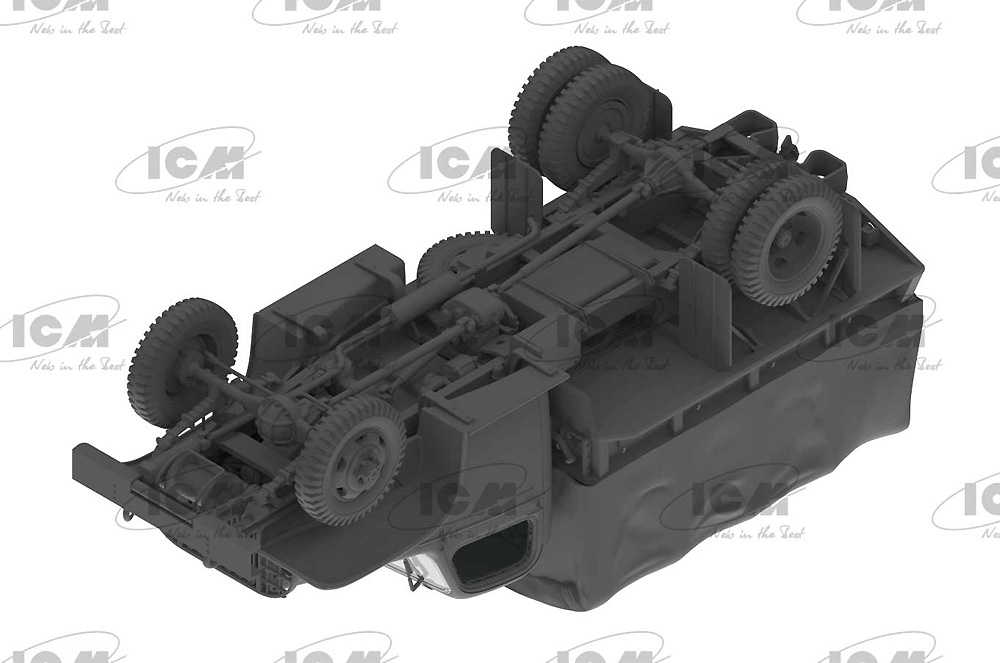 アメリカ G7117 ミリタリートラック プラモデル (ICM 1/35 ミリタリービークル・フィギュア No.35597) 商品画像_3