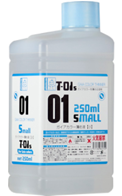 T-01S ガイアカラー 薄め液 小 250ml 溶剤 (ガイアノーツ G-color 溶剤シリーズ （T-01 ラッカー系溶剤） No.86070) 商品画像