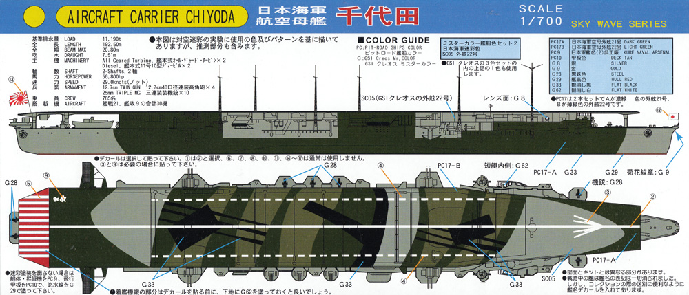 日本海軍 駆逐艦 秋月 竣工時 プラモデル (フジミ 1/700 帝国海軍シリーズ No.009) 商品画像_1