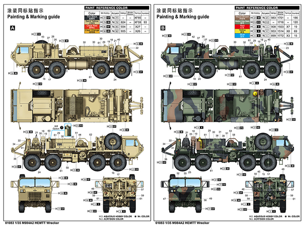 HEMTT M984A2 重レッカー プラモデル (トランペッター 1/35 AFVシリーズ No.01083) 商品画像_1