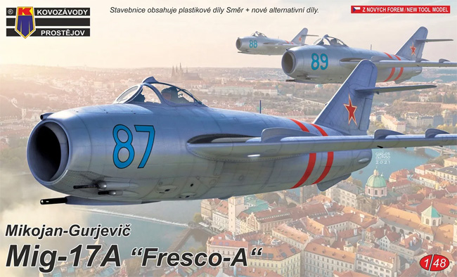 MiG-17A フレスコ A プラモデル (KPモデル 1/48 エアクラフト プラモデル No.KPM4824) 商品画像