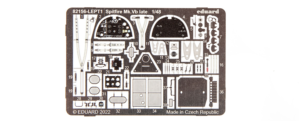 スピットファイア Mk.5b 後期型 プラモデル (エデュアルド 1/48 プロフィパック No.82156) 商品画像_3