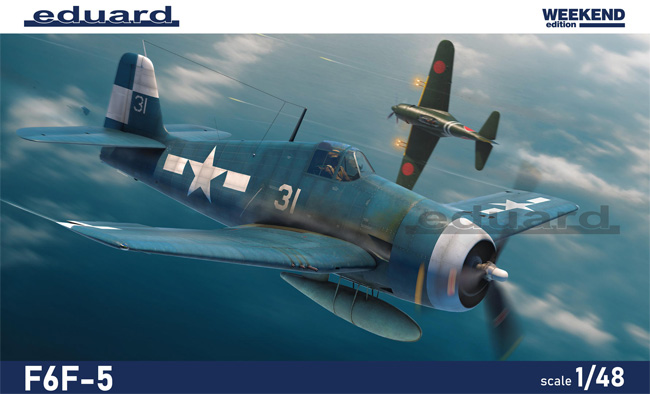 F6F-5 ヘルキャット プラモデル (エデュアルド 1/48 ウィークエンド エディション No.84181) 商品画像