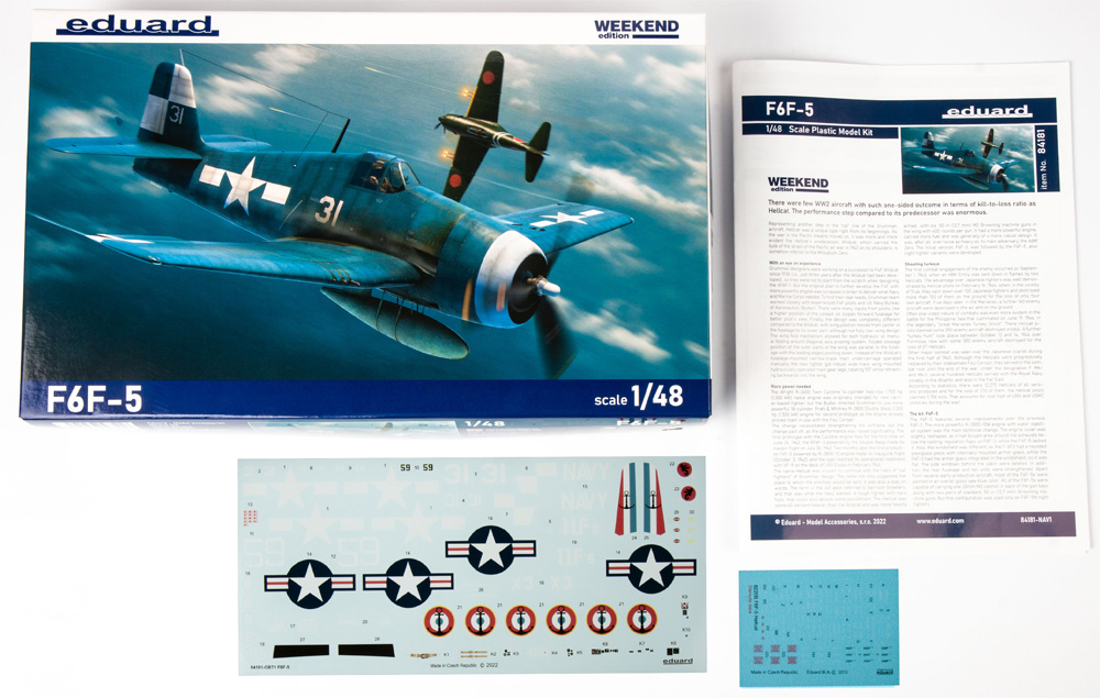 F6F-5 ヘルキャット プラモデル (エデュアルド 1/48 ウィークエンド エディション No.84181) 商品画像_1