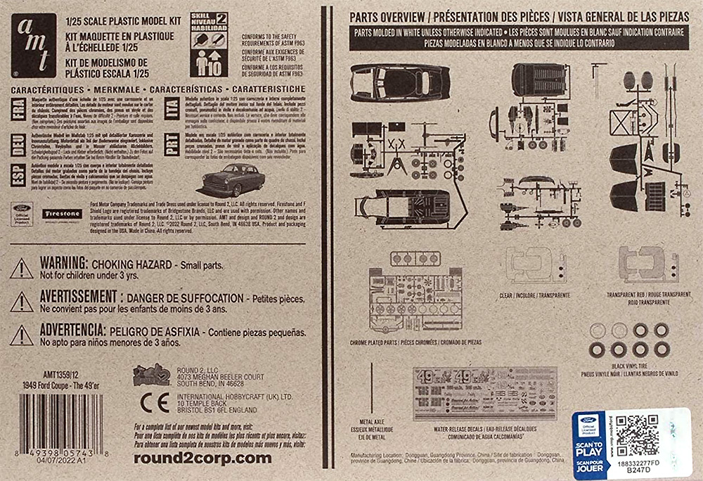 1949 フォード クーペ The 49'er プラモデル (amt 1/25 カーモデル No.AMT1359/12) 商品画像_1