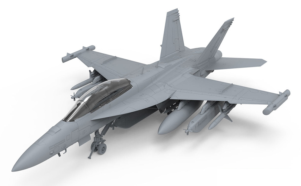 ボーイング EA-18G グラウラー 電子戦機 プラモデル (MENG-MODEL ロンギセプス シリーズ No.LS-014) 商品画像_1