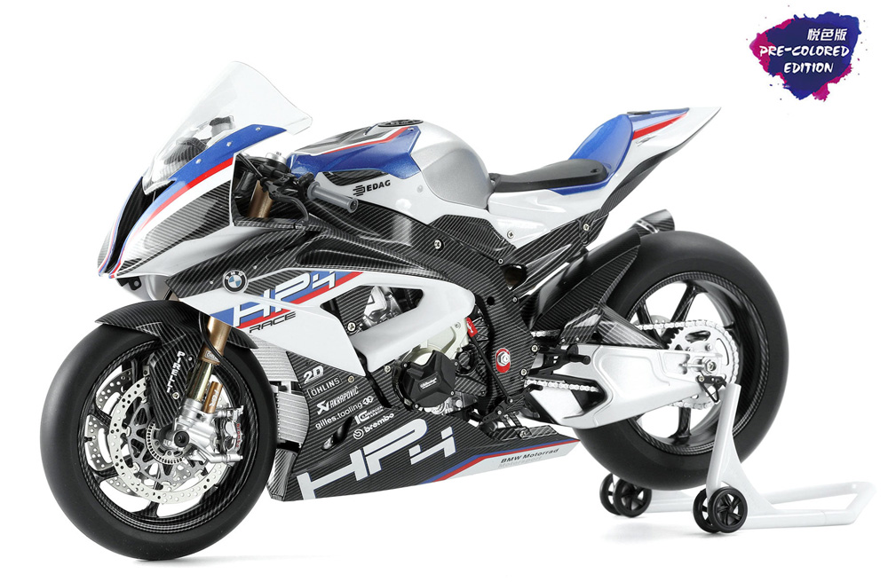 BMW HP4 RACE (多色成型版) プラモデル (MENG-MODEL 1/9 バイク No.MT-004S) 商品画像_2