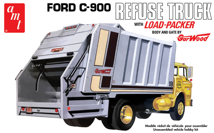 フォード C-900 ガーウッド ロードパッカー ゴミ収集車 プラモデル (amt 1/25 カーモデル No.AMT1247/12) 商品画像